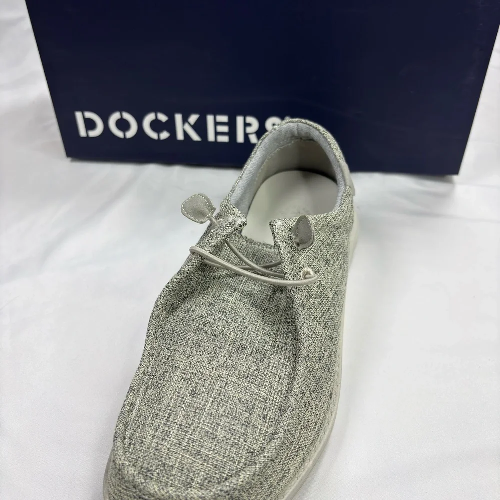 Dockers Men's Farley Slip On Casual‎ Cement NWB SIZE 7